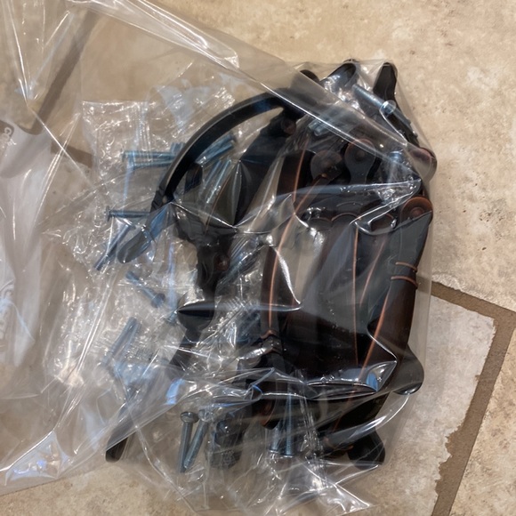 Set of 17 3” center oil rubbed bronze cabinet hardware pulls handles - Picture 6 of 7